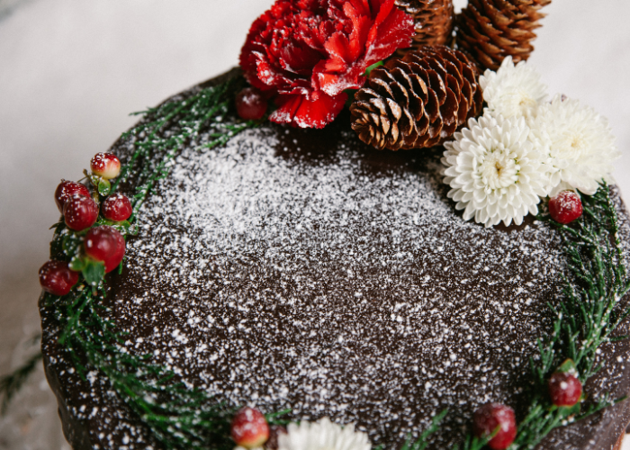 Chef Jess' Chocolate Christmas Cake