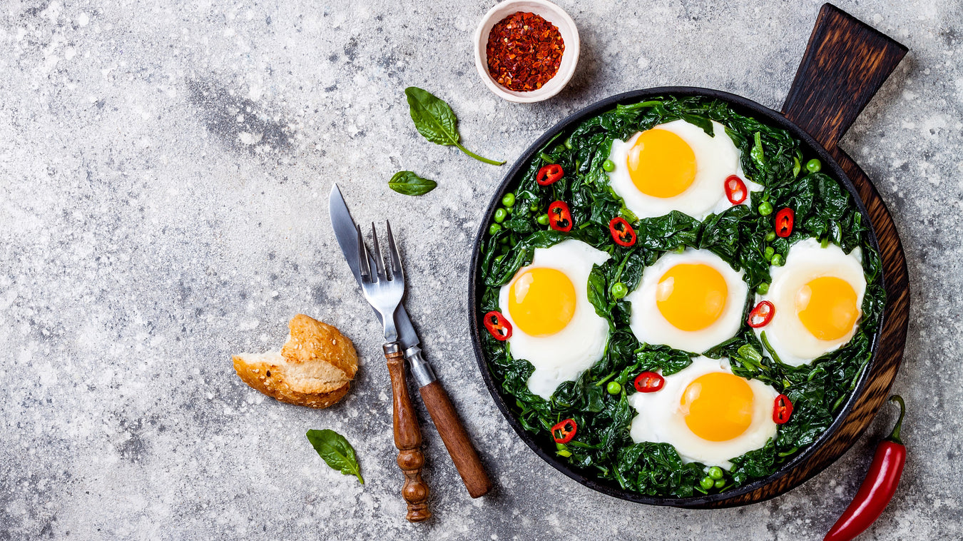 Chef Jessica's Green Shakshuka with Za'atar Pita Crisps