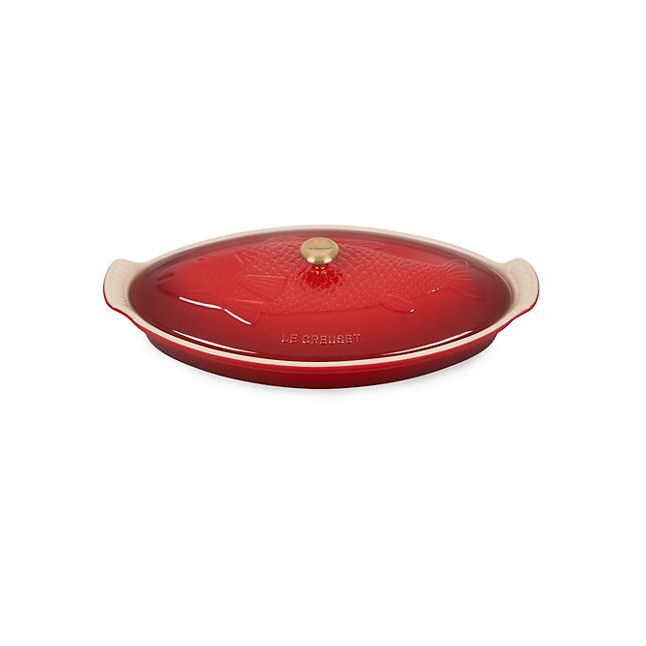 Le Creuset Héritage Plat à Poisson Ovale - Cerise / 1,6 L