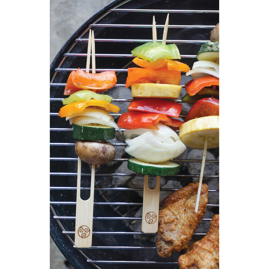 Brochettes doubles en bambou RSVP - Paquet de 25