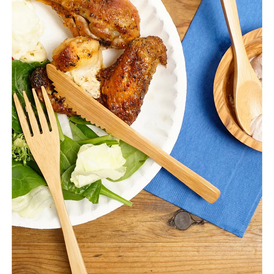 Cuillères en bambou RSVP - Lot de 12