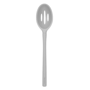 Tovolo Flex-Core All Silicone Slotted Deep Spoon - Oyster Gray