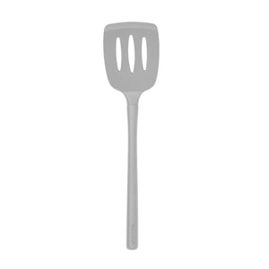 Tovolo Flex-Core All Silicone Slotted Turner - Oyster Gray