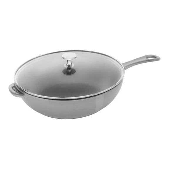 STAUB Cast Iron Frying Pan - 26cm / Graphite Grey