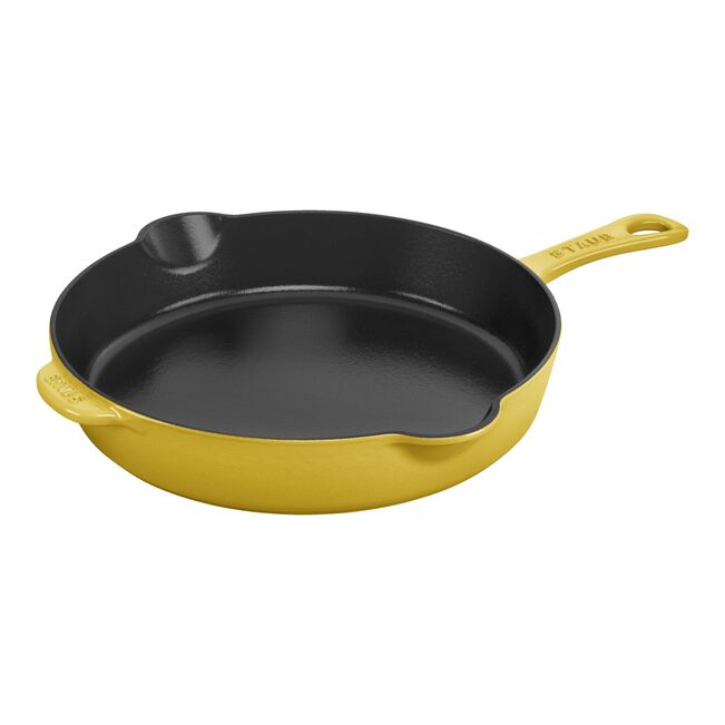 STAUB Cast Iron Traditional Deep Frypan 22 cm / 8.5 inch  - Citron