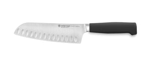 Wusthof Partner 7” Hollow Edge Santoku - Matte Black