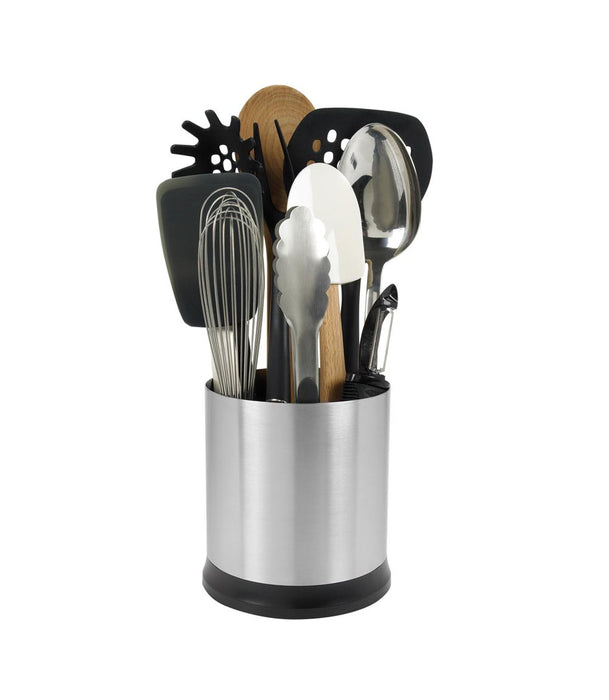 OXO Rotating Stainless Steel Utensil Holder