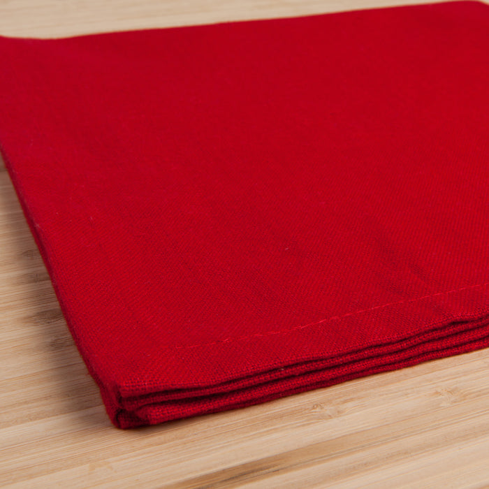 Now Designs Spectrum Cotton Napkins - Set of 4 / Chili Red