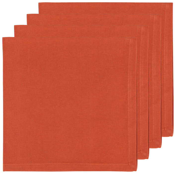 Now Designs Spectrum Cotton Napkins - Set of 4 / Rust