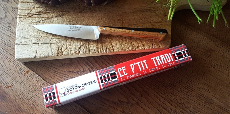 Goyon-Chazeau Le P’tit Tradi Knife / Ebony With Sapwood - 20 cm