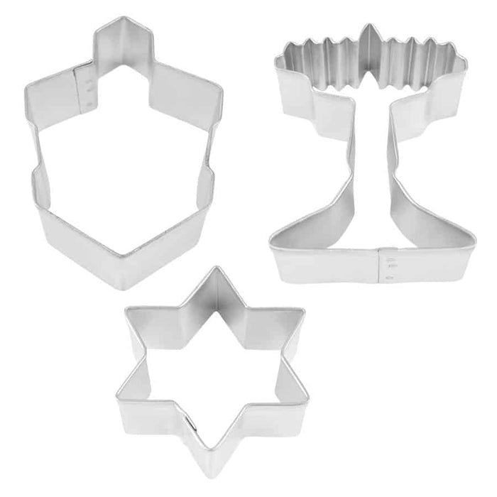 R&M Jewish Holiday 3PC Cookie Cutter Set