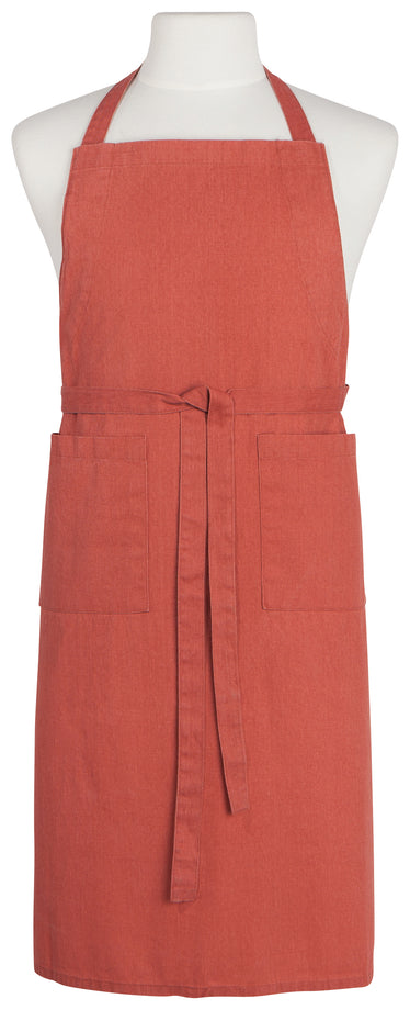 Danica Heirloom Stonewash Apron - Clay