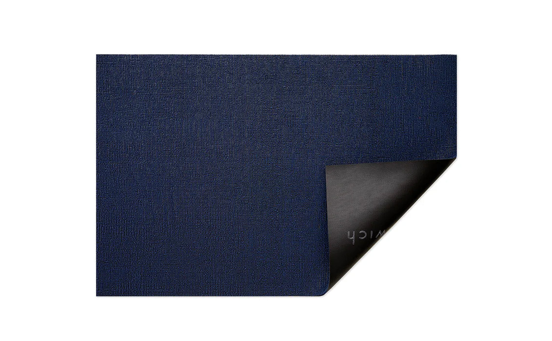 Chilewich Indoor Outdoor Shag Doormat - Solid / Indigo / 24x36"