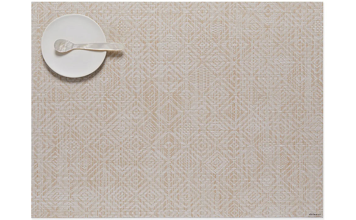 Chilewich Table Mats - Mosaic / Almond