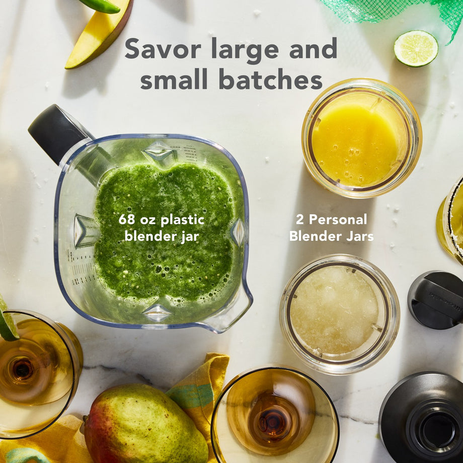 KitchenAid®  Pure Power Blender with Personal Blending Jars – Black Matte