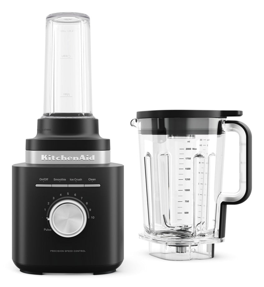 KitchenAid®  Pure Power Blender with Personal Blending Jars – Black Matte