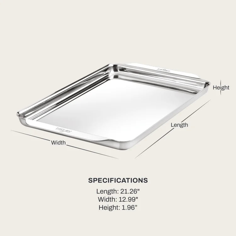 All-Clad Stainless Steel Half Sheet Pan – 11.5 × 17"