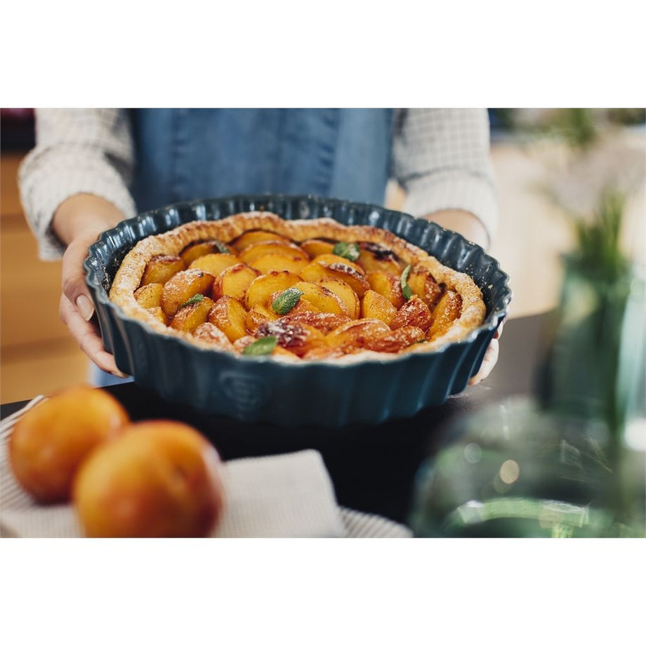 Plat à tarte profond Emile Henry Argile