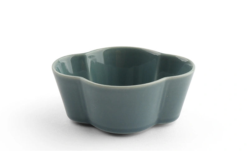Miya Bowl  Smoky Blue Cloud -3.5" x 2.5"