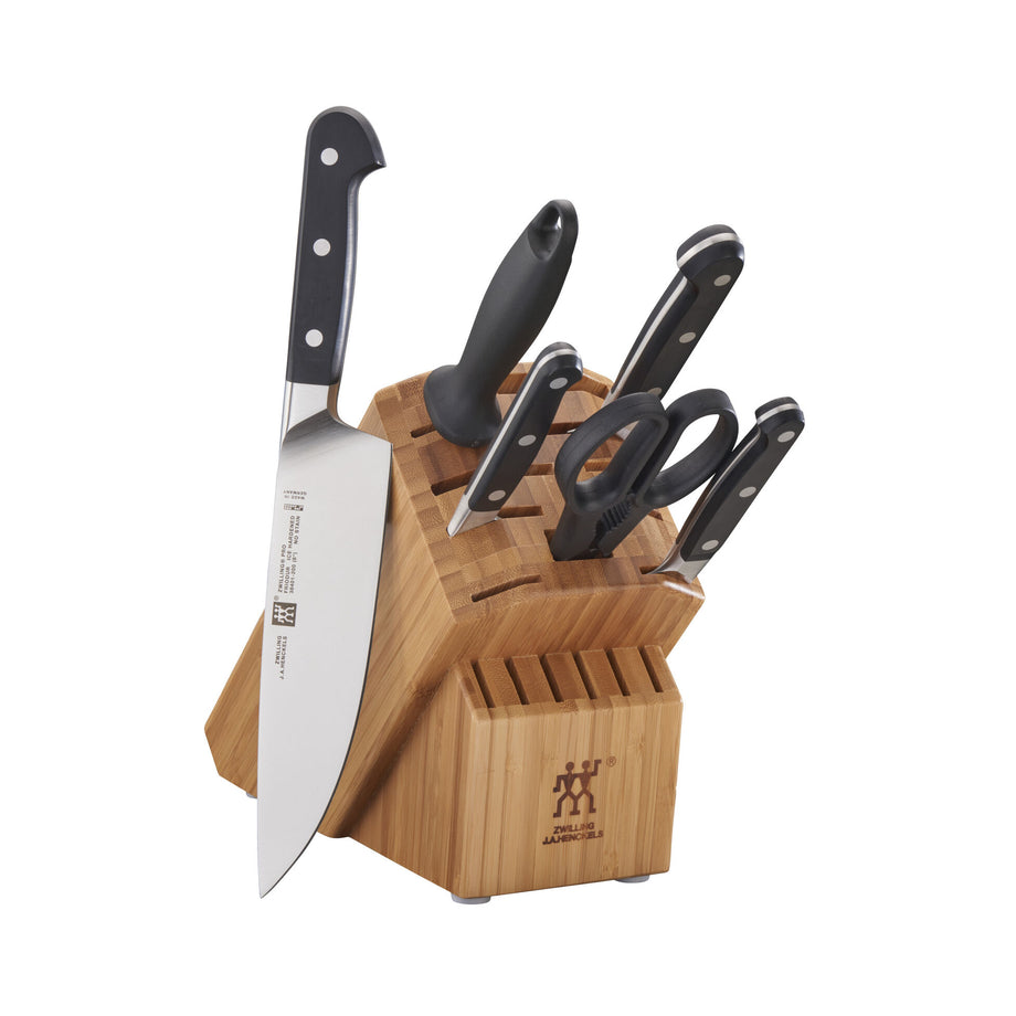 Zwilling Pro Knife block set - Bamboo / 7 Piece