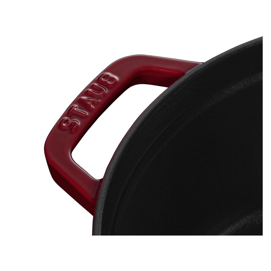 STAUB La Cocotte 5.25 L Cast Iron Round Cocotte, Bordeaux