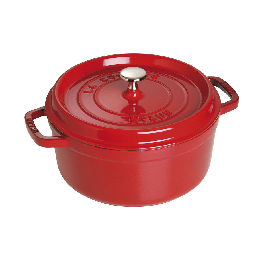 STAUB La Cocotte Round Cast Iron  5.2L - Cherry