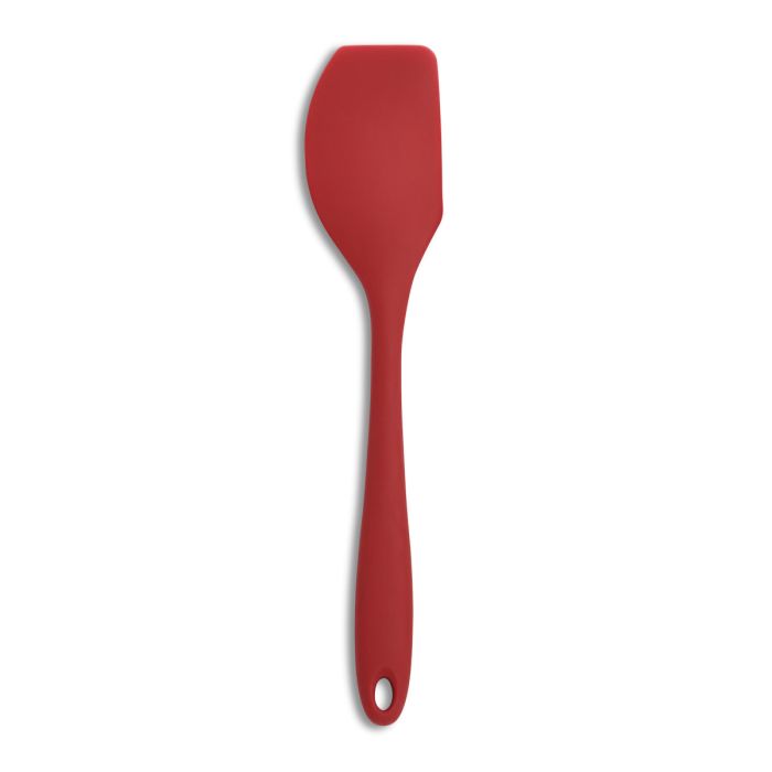 Mrs. Anderson's Baking Silicone Scraper Spatula, Red, 10in