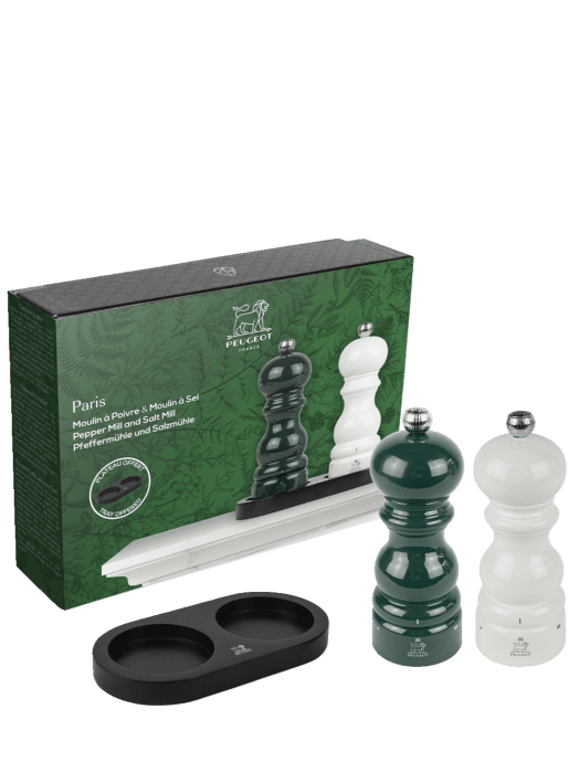 Peugeot Paris Gift Set - Ivory Salt & Forest Green Pepper