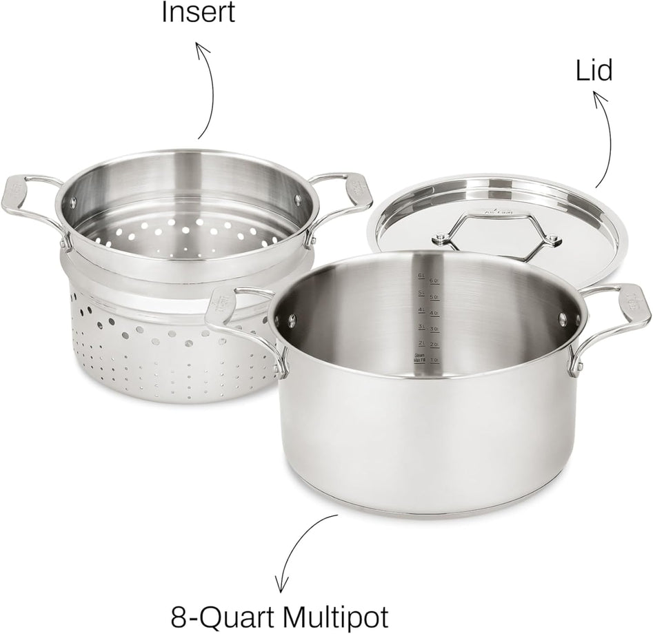 All-Clad 8QT Multipot with Straining Lid
