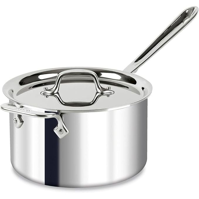 Étanche en acier inoxydable 4Qt D3 avec couvercle