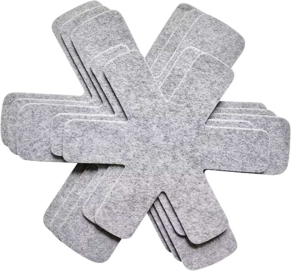 Fox Run Pots and Pans Protectors / Set of 5 - Grey