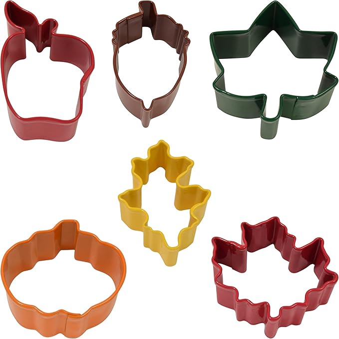 R&M Mini Autumn Cookie Cutters - set of 6