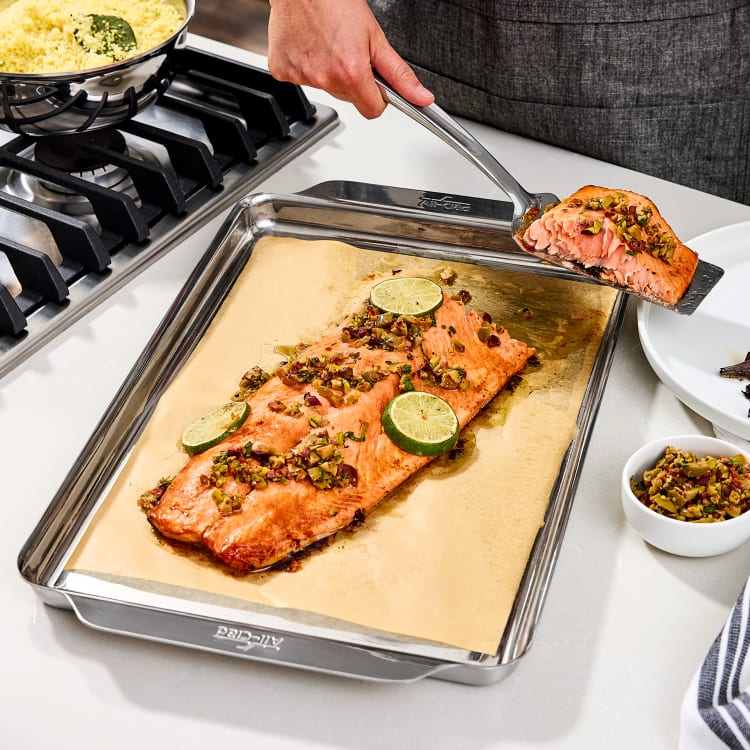 All-Clad Stainless Steel Half Sheet Pan – 11.5 × 17"