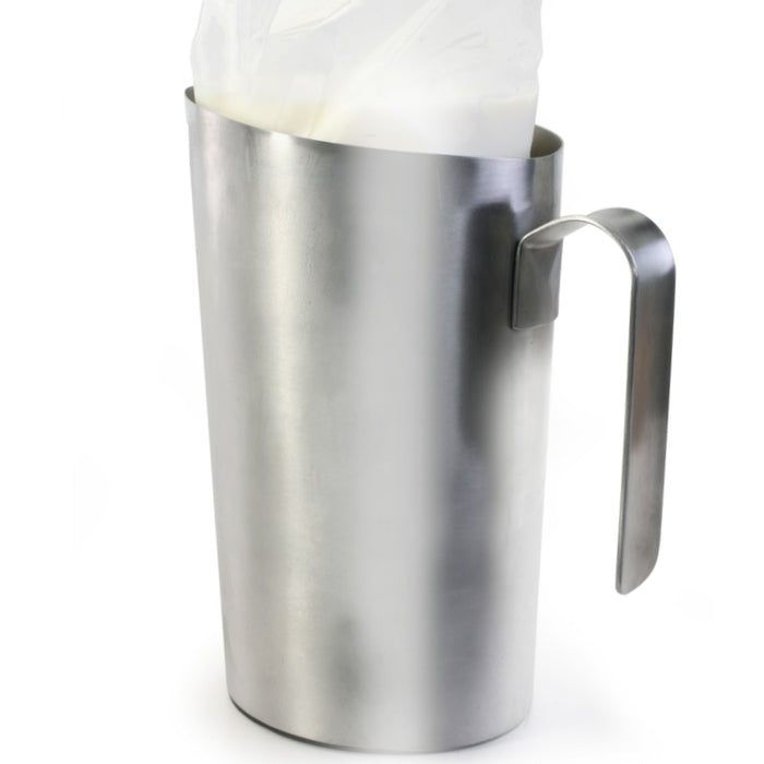 Danesco Milk Bag Holder - Stainless Steel