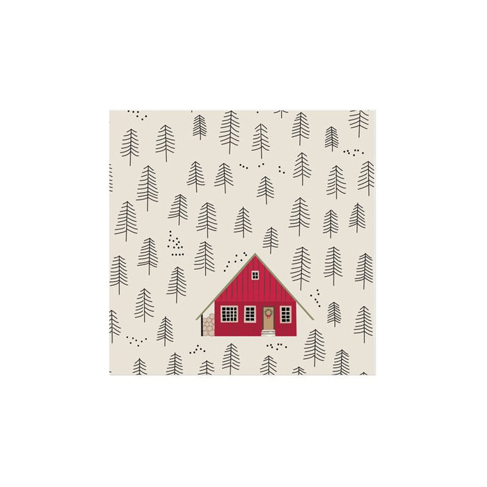 Harman Festive Paper Cocktail Napkins - Winter Chalet