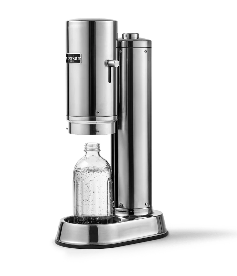 Aarke Glass Bottle - Polished Steel