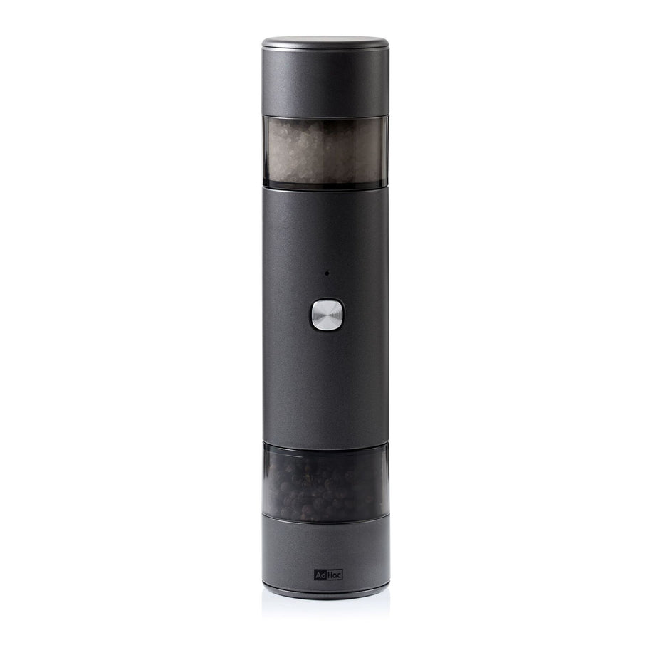 AdHoc Electric Pepper and Salt Double Mill - Dark Grey