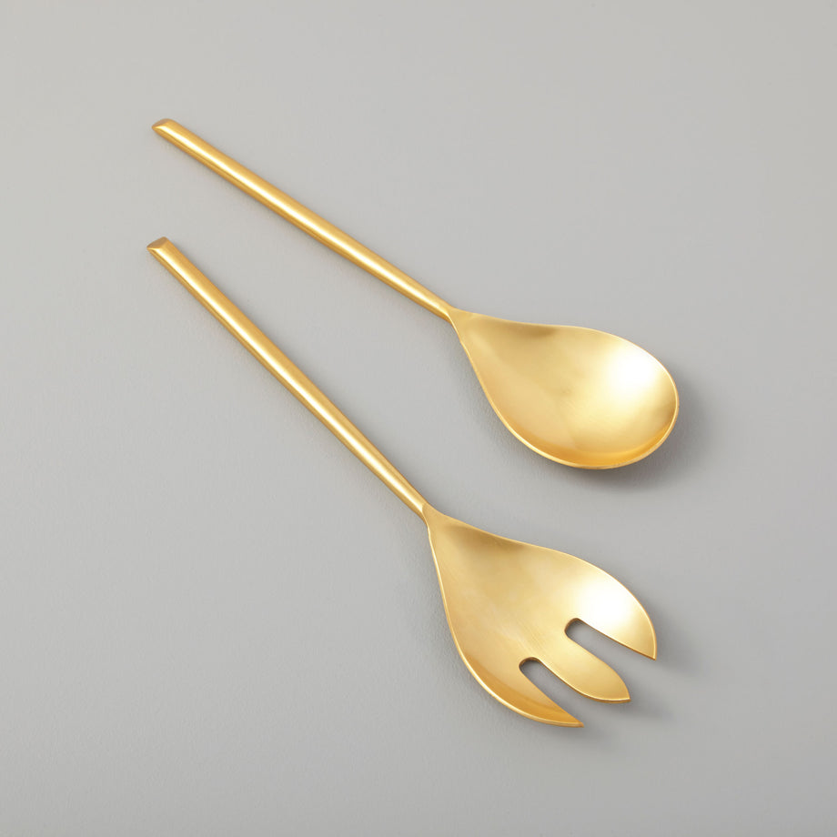 Be Home Matte Gold Serving set of 2