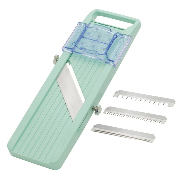 Benriner Mandoline Slicer with 4 Blades - Mint