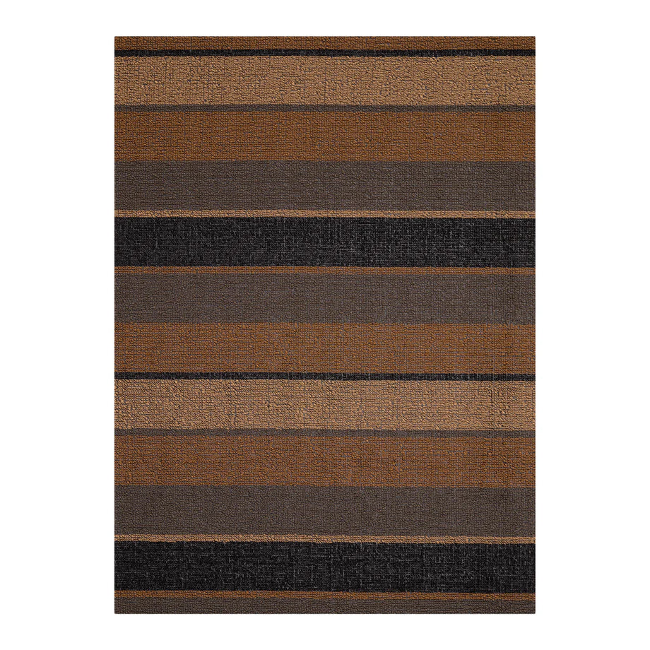 Chilewich Indoor Outdoor Shag Mat – Bolt Stripe / 18" x 28" / Honey