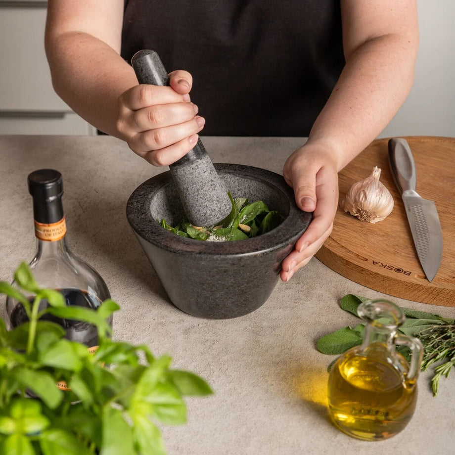Boska Herb Pestle - 17.5cm - Black