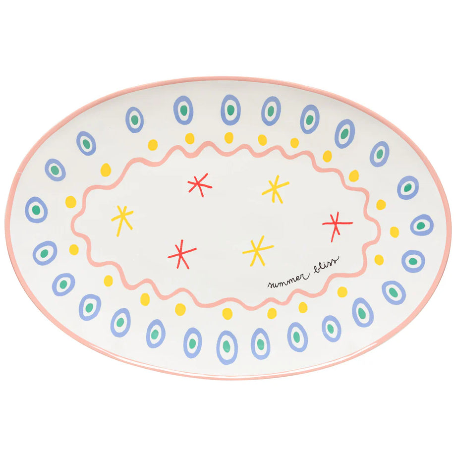 Costa Nova Oval Platter - Summer Bliss