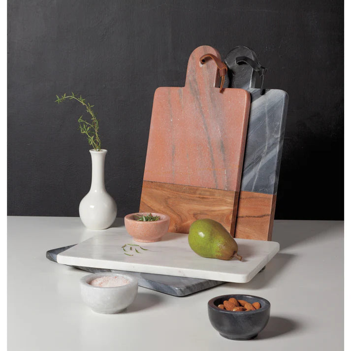 Danica Heirloom Marble Serving Board - White 12"