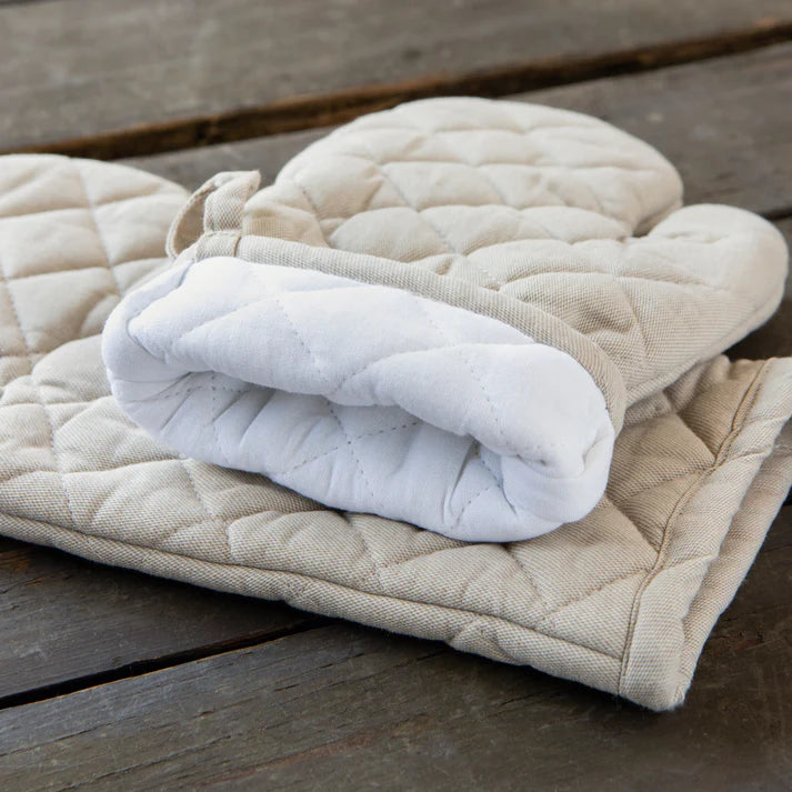 Danica Heirloom Stonewash Oven Mitt - Dove Gray