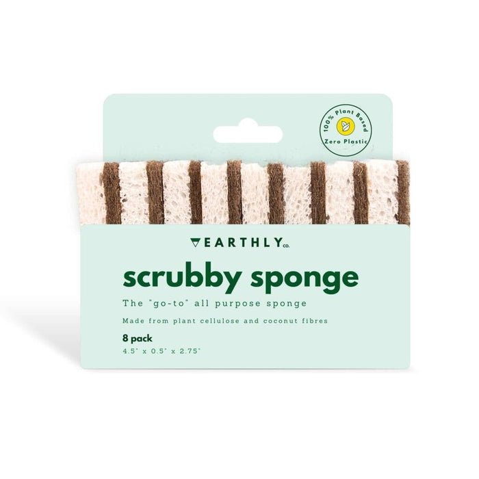 EARTHLY CO Scrubby Sponges