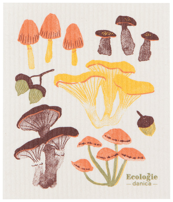 Ecologie Swedish Dish Cloth - Field Mushrooms