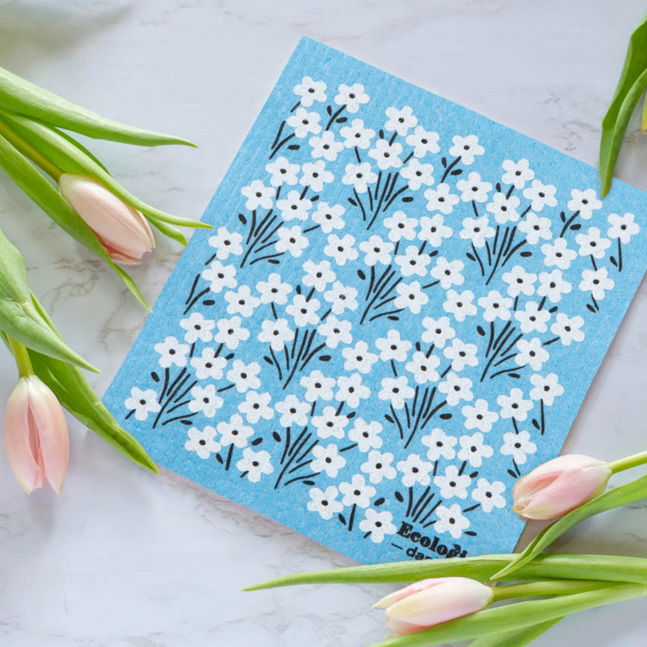 Ecologie Swedish Dishcloth - Bouquet Blue
