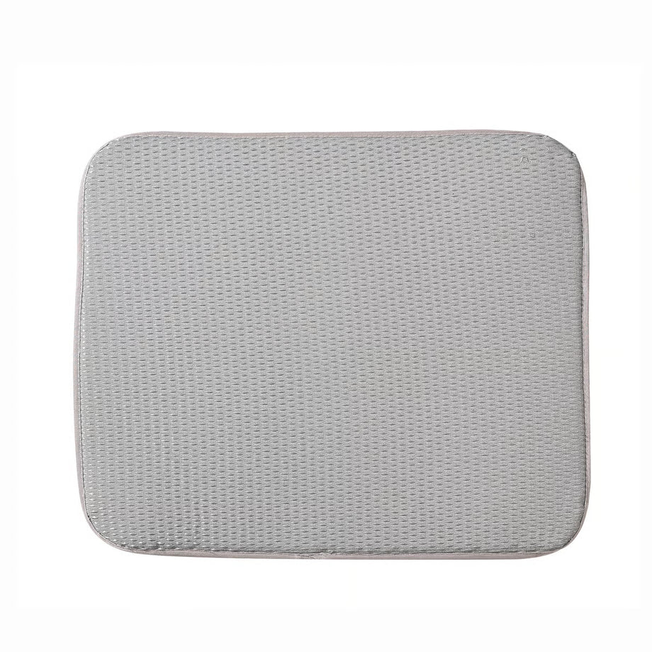Envision Home Dish Drying Mat 16" x 18" - Gray