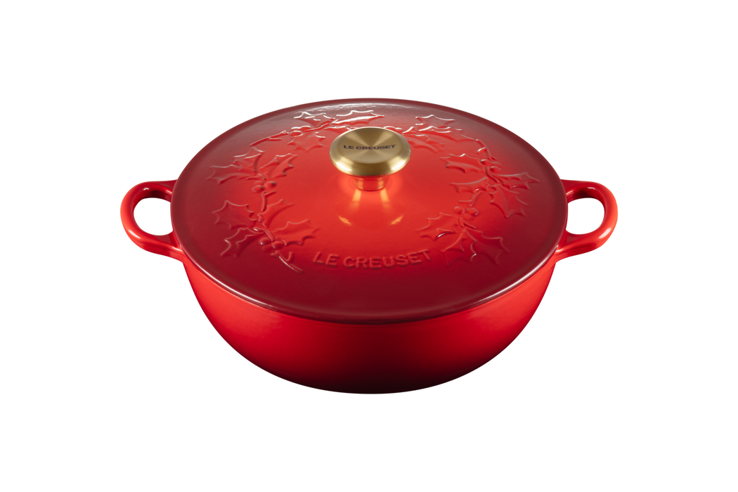 Le Creuset 4.1L Holly Chef's Dutch Oven - Cerise