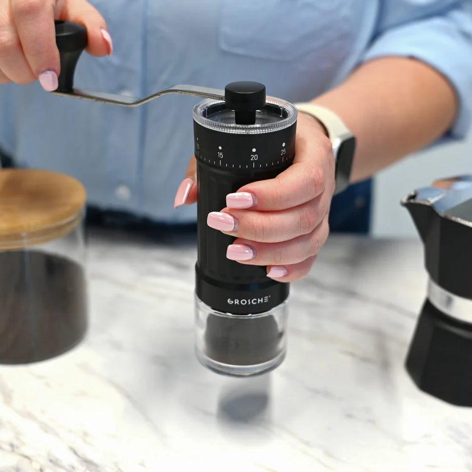 Grosche TOKIO Manual Coffee Grinder - Black